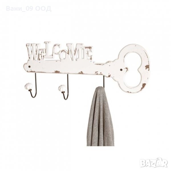 Винтидж закачалка във формата на ключ, снимка 1