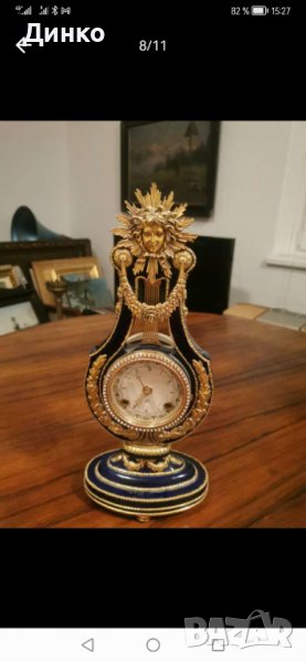 Луксозен немски настолен часовник., снимка 1