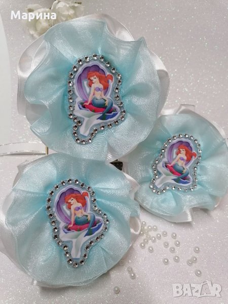 Ариел малката русалка. В нежно синьо и  бяло! , снимка 1