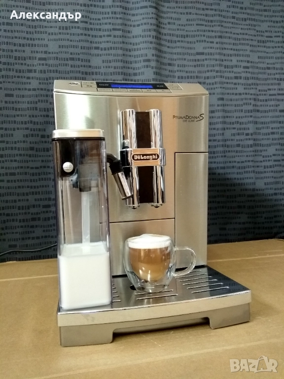 Кафеавтомат De’Longhi PrimaDonna-S De Luxe INOX, снимка 1