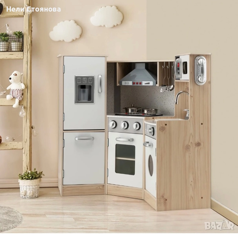 Нова реалистична дървена кухня, снимка 1