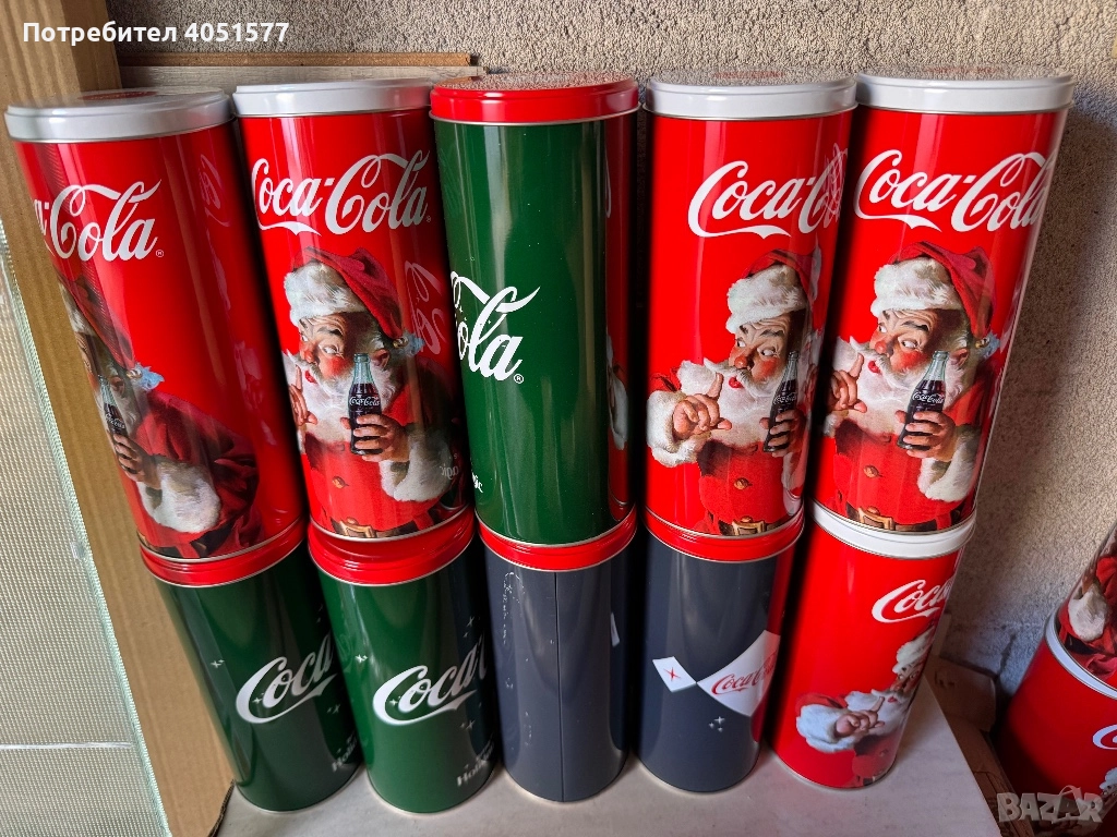 Coca-Cola кутии 10 бр.= 10 лв., снимка 1
