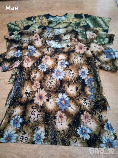 Красиви дамски блузи с цветя, три десена, 12 лв./броя, снимка 1