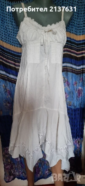 ДАМСКА БЯЛА  АСИМЕТРИЧНА  Размер L / XL , снимка 1