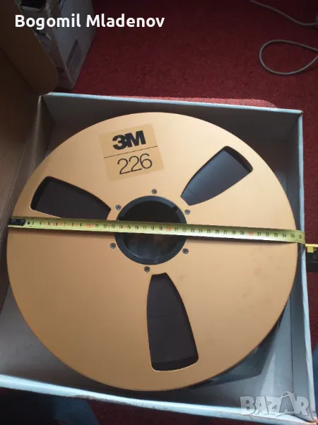 Skotch -14,5 inch /35.5 sm gold serie studio mastre tape, снимка 1