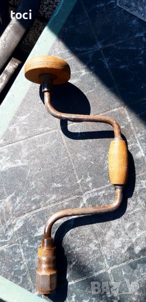 Старинен Ръчен инструмент за пробиване на дупки, снимка 1