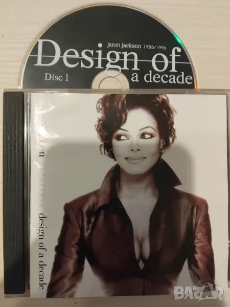 Janet Jackson – Design Of A Decade 1986 / 1996 матричен диск музика Джанет Джексън, снимка 1