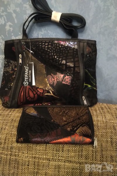  STEFANO  НОВИ лот чанта с портмоне намаление, снимка 1