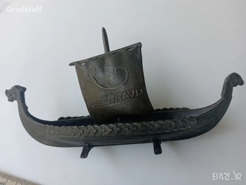 Фигура, викинг, кораб, Дания, Копенхаген, рядък

, снимка 1