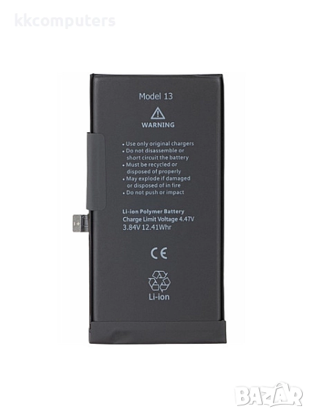 БАТЕРИЯ ЗА IPHONE 13 С ВГРАДЕН FLEX ЗА BMS (A2633), снимка 1