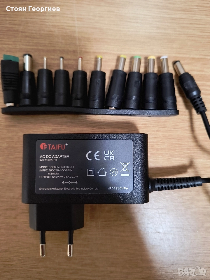 Чисто ново зарядно TAIFU Q36HV 12.0V 30.0W, снимка 1