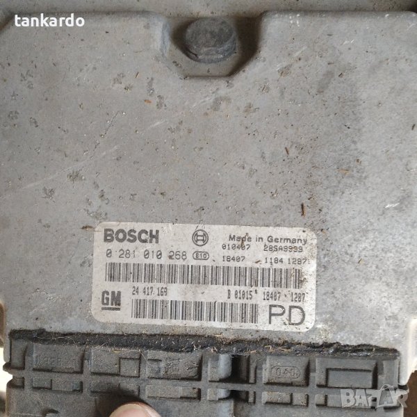  компютър двигател опел зафира bosch 0281010268 , снимка 1