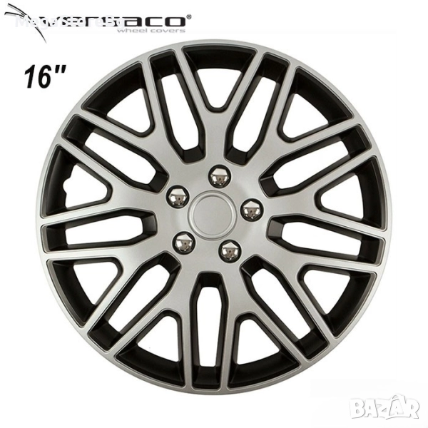 Тасове за джанти 16'' Versaco Dakar NC Silver/Black, снимка 1