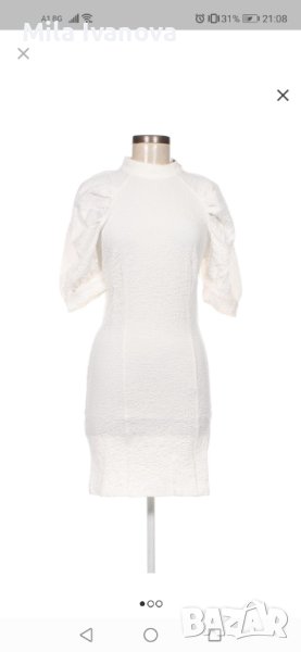 Бяла рокля Na-kd , снимка 1