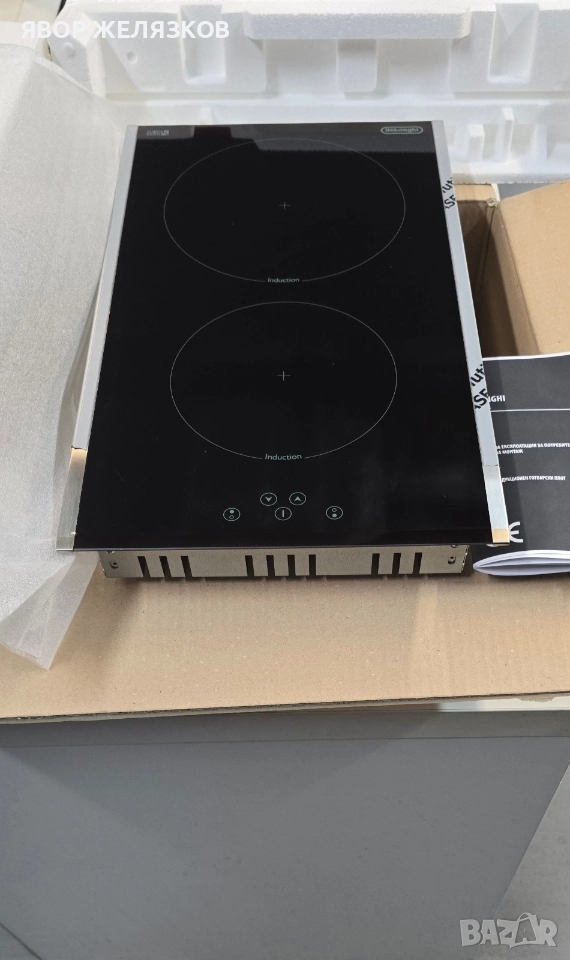 НОВ вграден индукционен плот Delonghi, снимка 1