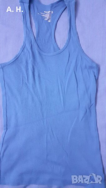 Син памучен потник, снимка 1