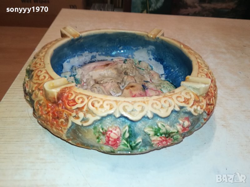 ГОЛЯМ КРАСИВ СТИЛЕН ПЕПЕЛНИК ОТ ФРАНЦИЯ 1911231127, снимка 1