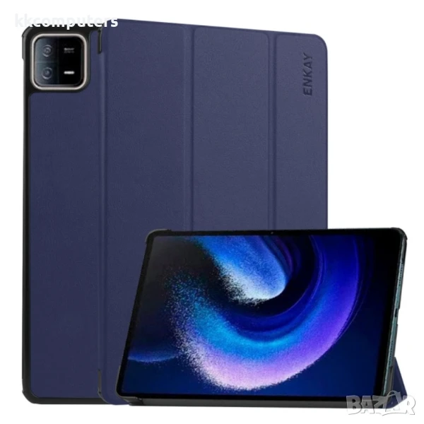 Xiaomi Pad 6 / Pad 6 Pro ENKAY Кожен Калъф и Протектор, снимка 1