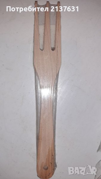 НОВ ! Неразпечатван Комплект ДЪРВЕНИ ВИЛИЦИ за БАРБЕКЮ , снимка 1