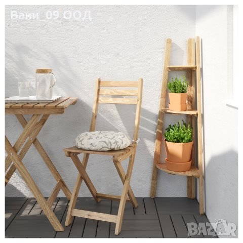 Голям цветарник от масивно дърво 116см, снимка 1