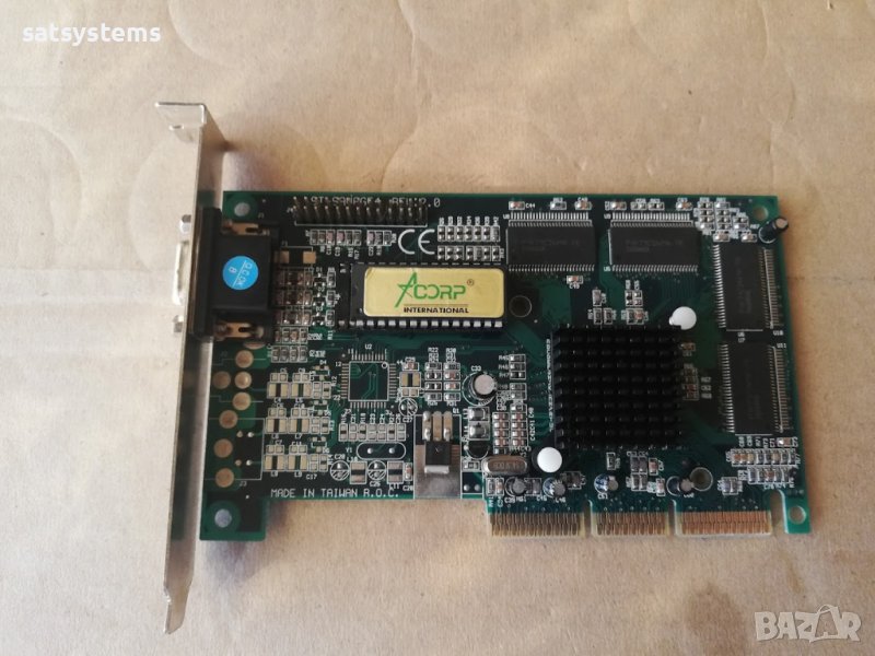 Видео карта Acorp ST-Savage 4 (86c395) 16MB SDR 64bit AGP, снимка 1