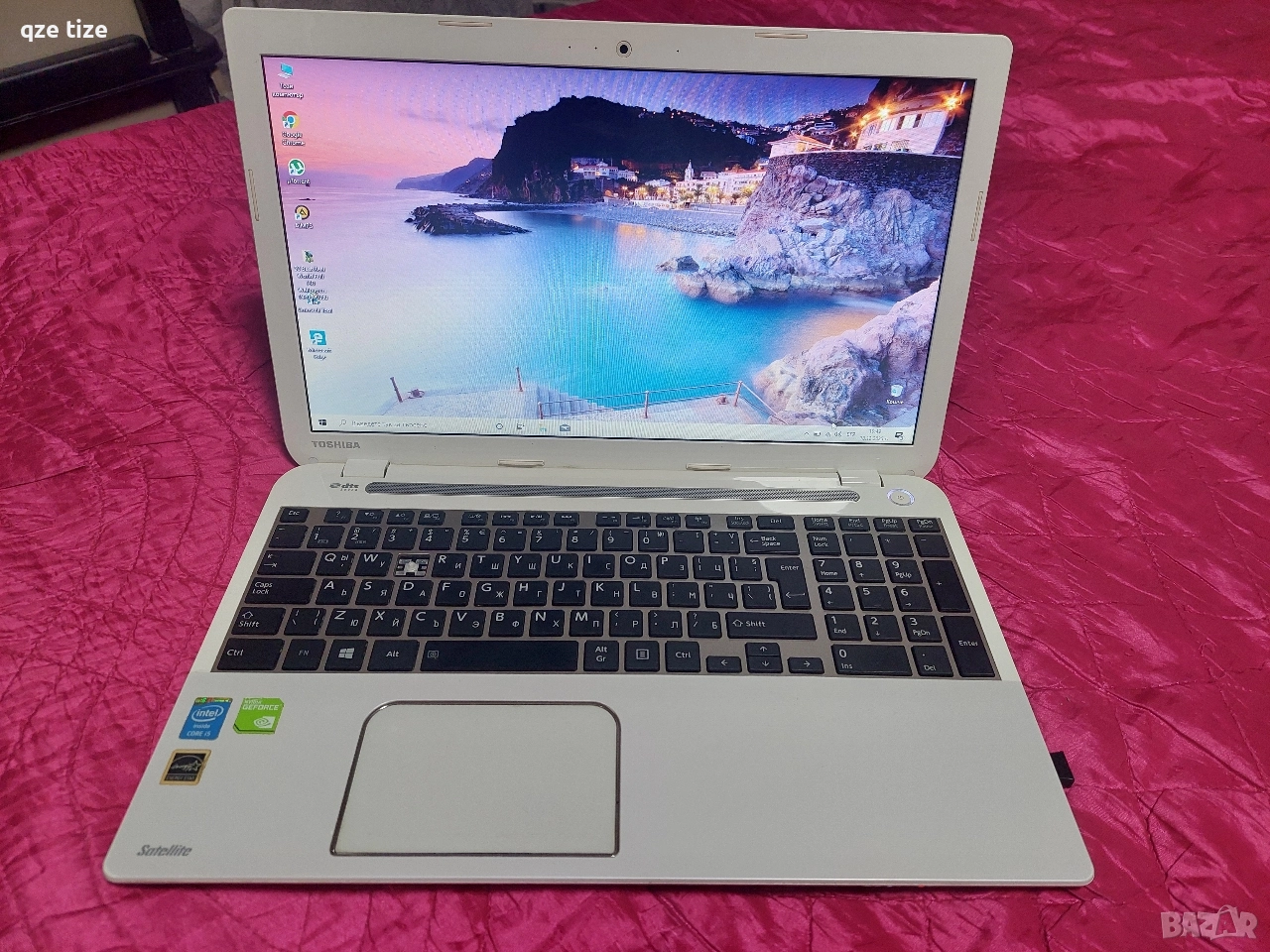 4 ядрен лаптоп TOHIBA L50-A, снимка 1