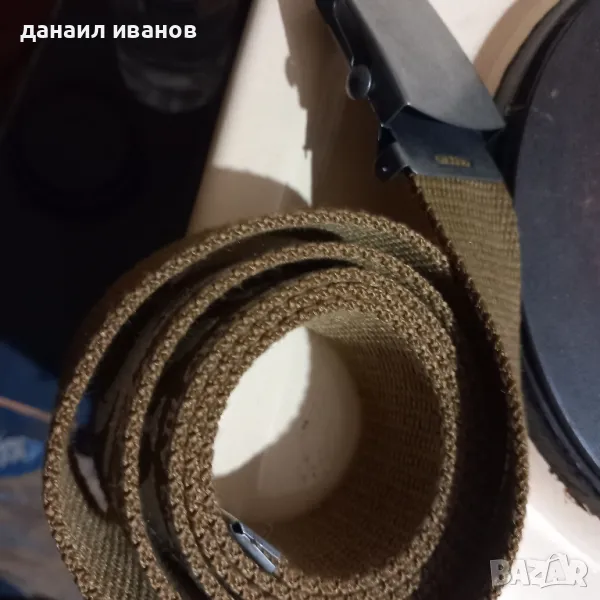 мъжки зелен колан, снимка 1