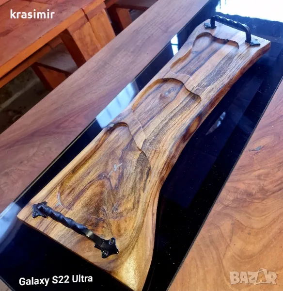 Дъски за мезета от орех , плато, снимка 1