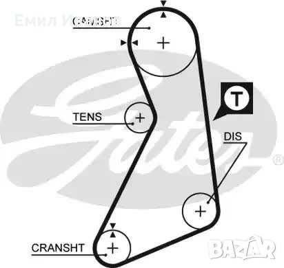 ремък сеат кордоба ибиза CORDOBA,IBIZA II/VW PASSAT,GOLF III пасат голф  АНГРЕНАЖЕН РЕМЪК , снимка 1
