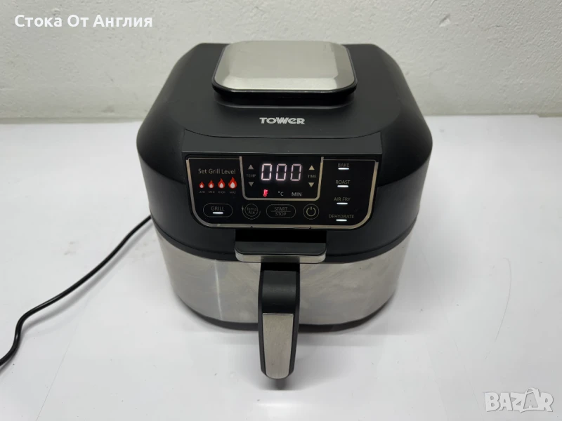  Еър Фрайър - Tower 5.6L, 5 In 1Grill Black, снимка 1