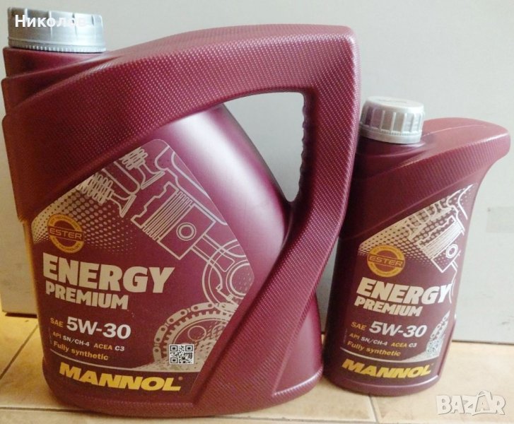 Моторно масло MANNOL Energy Premium 5W30 4L, снимка 1