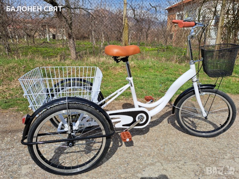 Намаление -10% за ТЕЛК - Семейна Триколка 20 цола, багажен кош 3 спирачки, снимка 1