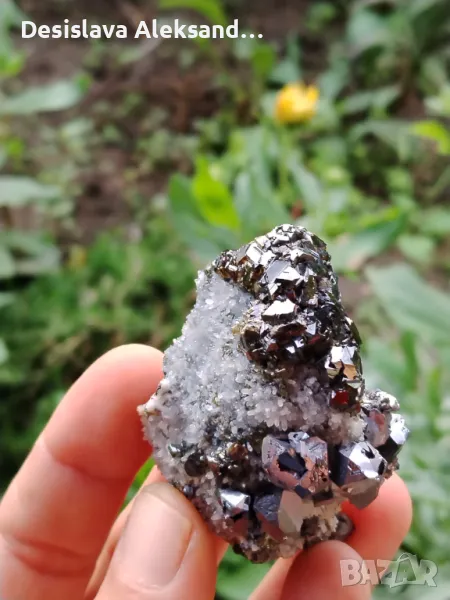 Сфалерит с кварц от Мадан , снимка 1