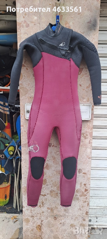 Неопрени дамски 5/4мм S , снимка 1