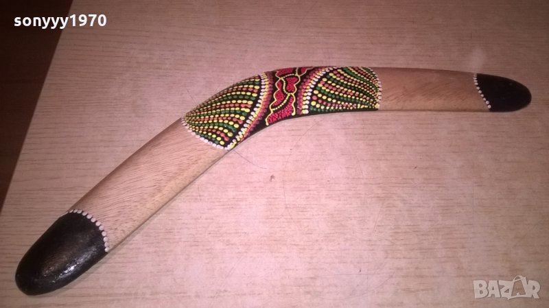 бумеранг-ретро колекция 40х6см-внос швеицария, снимка 1