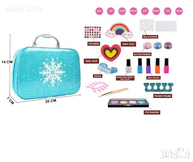 Детски козметичен комплект в куфар, снимка 1