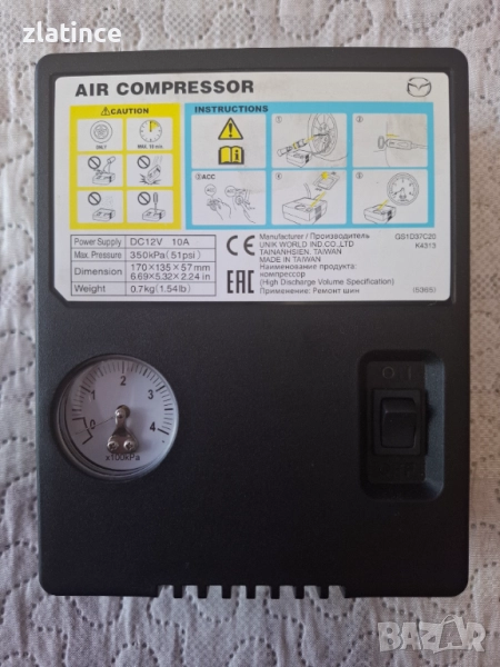 Оригинален компресор за гуми , снимка 1