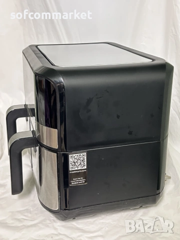 Фритюрникът с горещ въздух MasterPRO Rocket Duo 900 Airfryer, снимка 4 - Фритюрници - 53596630