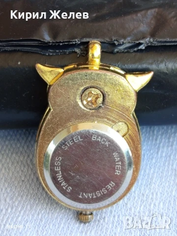 Красив часовник бижу висулка Бухал стилен дизайн 19483, снимка 5 - Други - 51092832