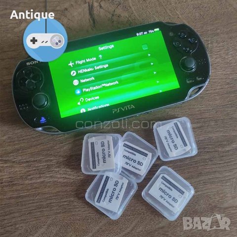 PlayStation Vita адаптер SD2VITA версия 5.0 за SD мемори карти