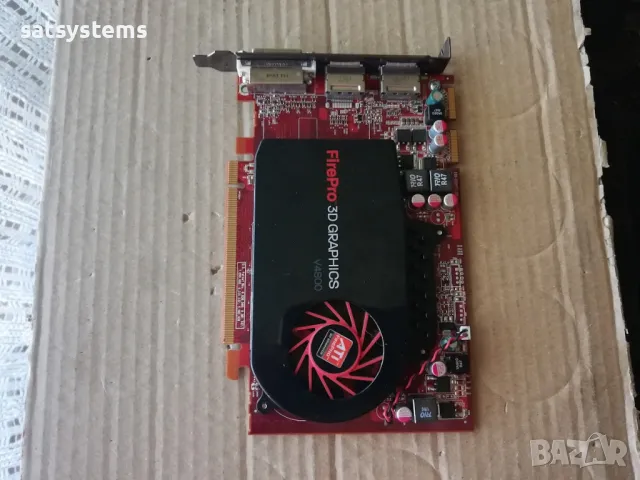 Видео карта AMD FirePro V4800 1024MB GDDR5 128bit PCI-E , снимка 6 - Видеокарти - 48078007