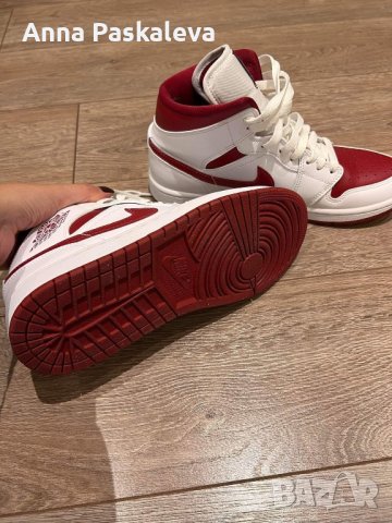 Air Jordan 1 Mid, снимка 6 - Кецове - 43742441
