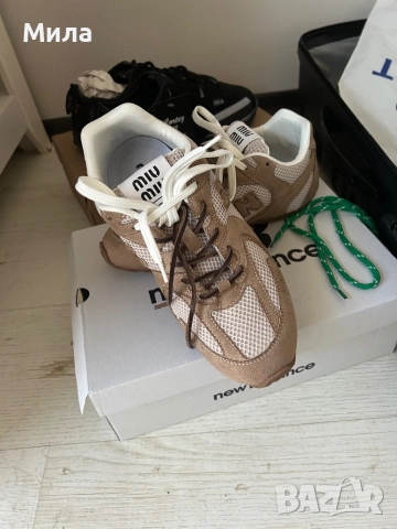 Шикозни маратонки Кецове Miu Miu, снимка 3 - Маратонки - 51724559