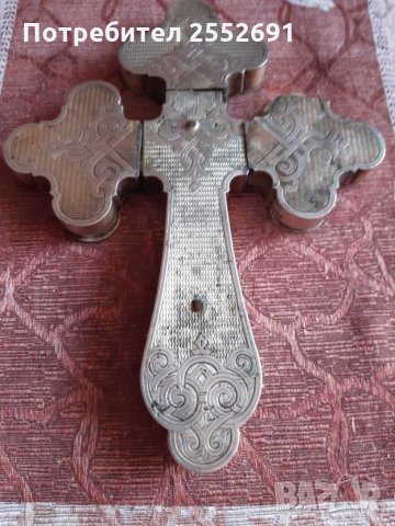 Сребърен кръст, снимка 9 - Антикварни и старинни предмети - 28574850