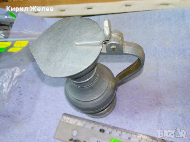 Стара КРАСИВА НЕМСКА КОЛЕКЦИОНЕРСКА ЦИНКОВА КАНИЧКА МАЙСТОРСКА ИЗРАБОТКА 42691, снимка 14 - Колекции - 43949393