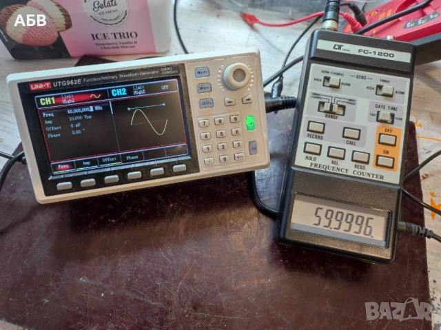 Продава се портативен честотомер / брояч LUTRON FC-1200 до 1.25 Гхц, снимка 9 - Друга електроника - 53069772