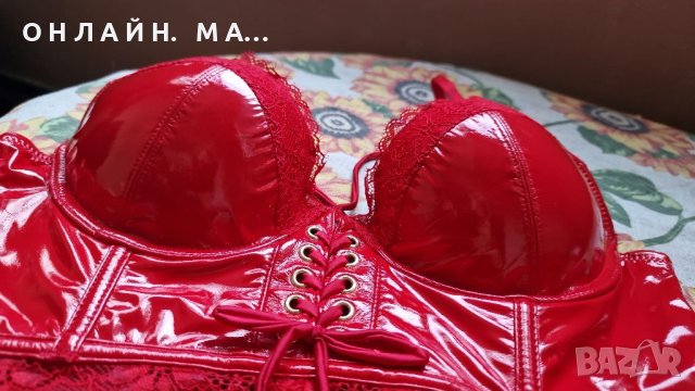 Латексов Комплект с.м.л.хл , снимка 7 - Корсети, бюстиета, топове - 40778385