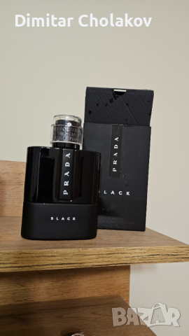 Мъжки парфюм Prada Luna Rossa Black 100ml , снимка 1 - Мъжка козметика - 44882232