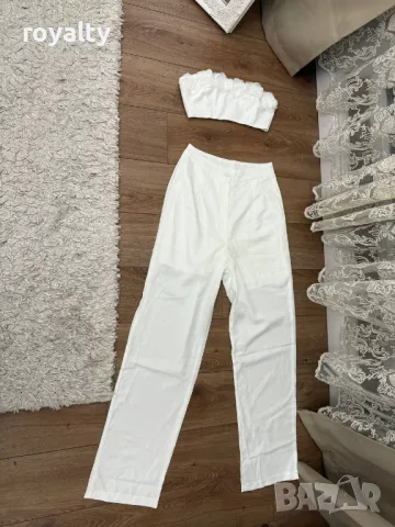 Бял дамски комплект 