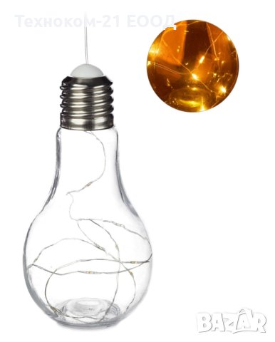 Декоративна LED лампа, снимка 3 - Декорация за дома - 40279035